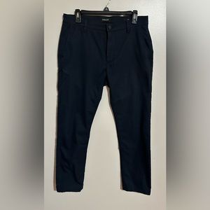 Huckberry proof performance tech navy blue pant 32x28 slim polyester